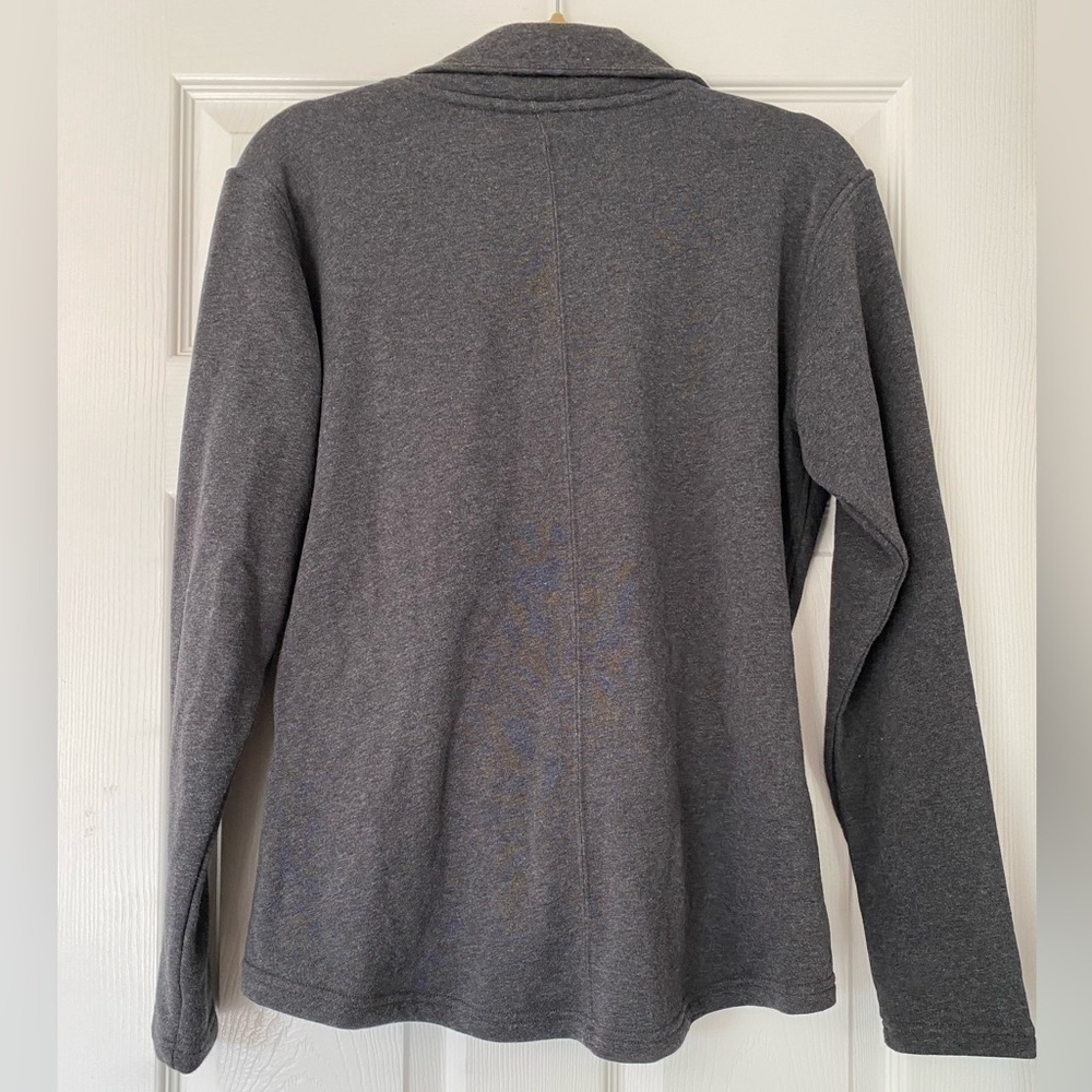 Puma Asymmetrical French Terry Full Zip Jacket Size Medium - Picture 2 of 4